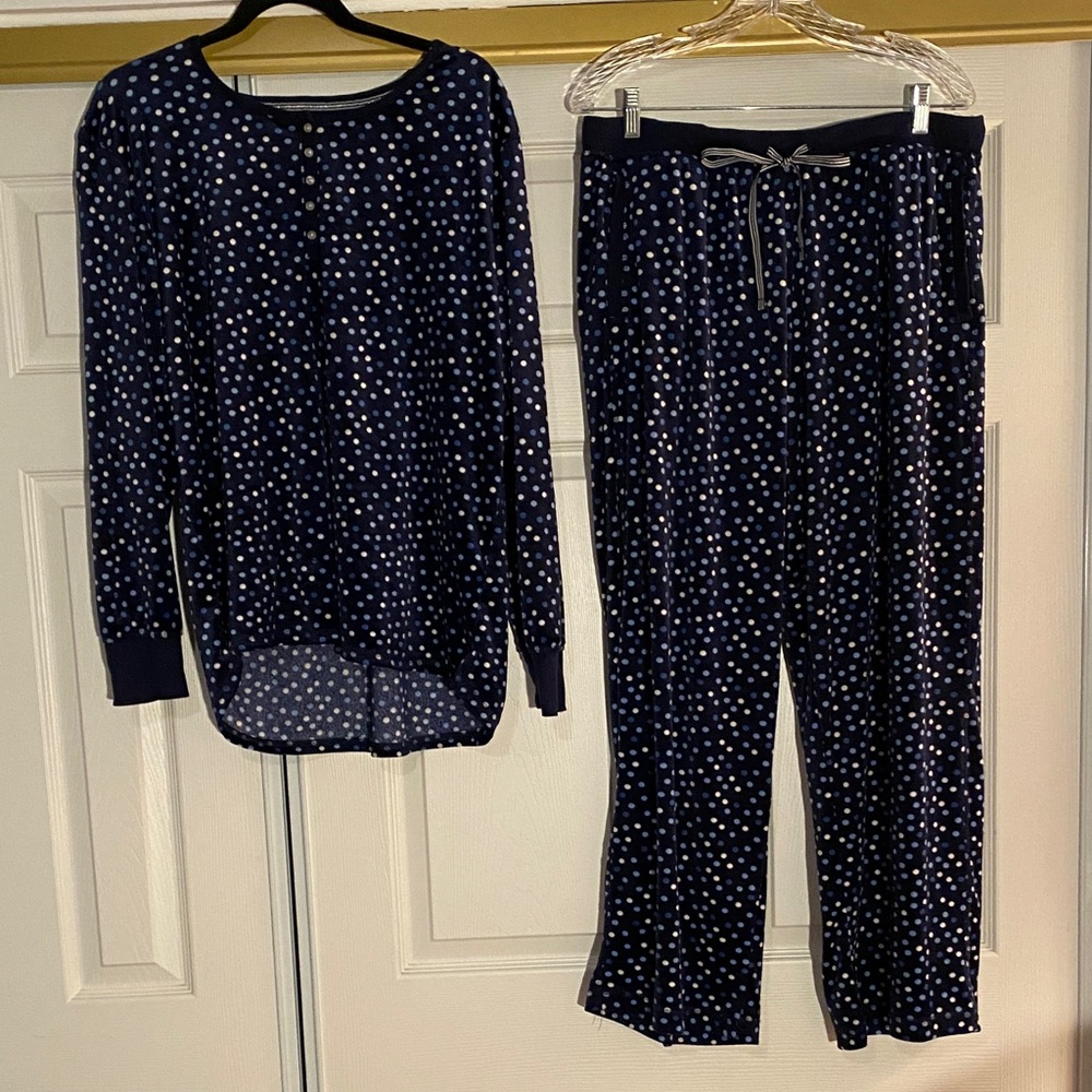 Nautica XL blue polka dot Pajamas